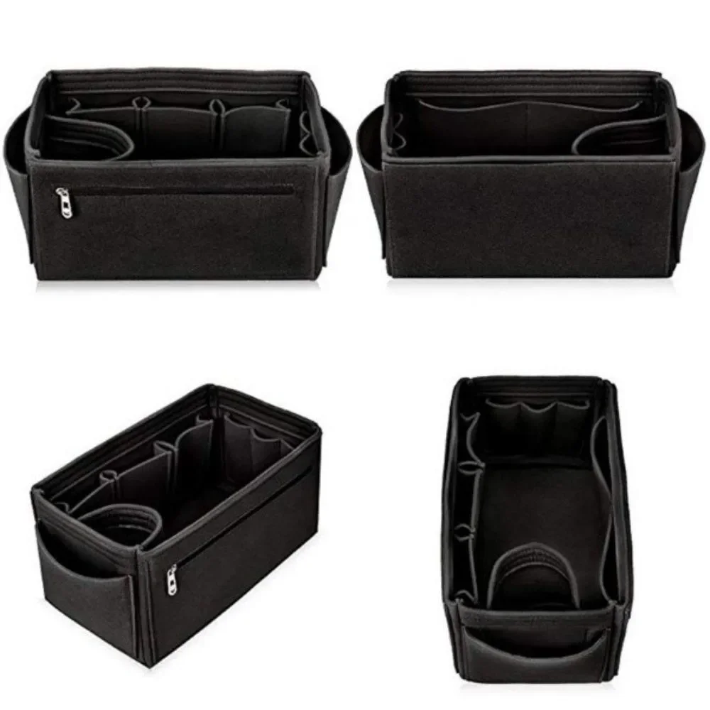 Insert/Organizer-Large- Designer Handbags/Totes -Black Style2 - NWT
